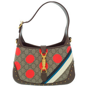 GUCCI Jackie Geometric Shoulder Bag